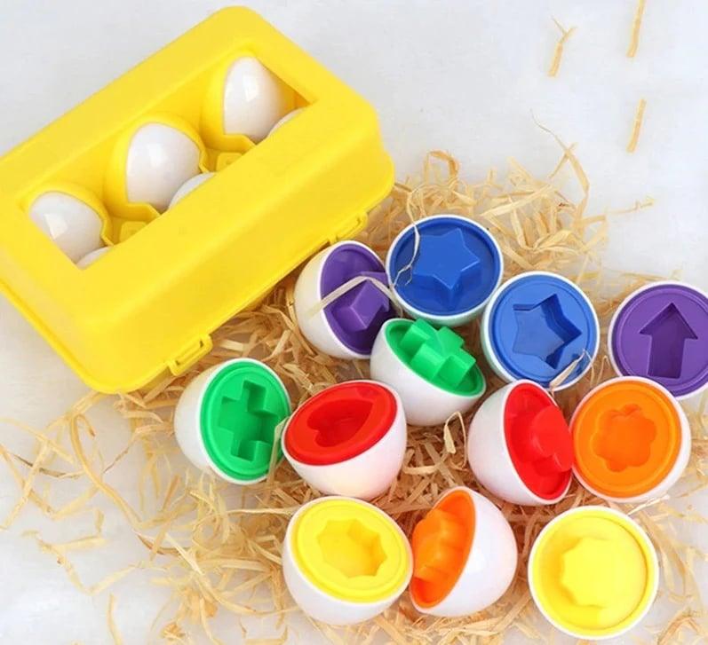 Baby Learning Color & Shapes Matching Egg Toy