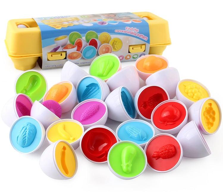 Baby Learning Color & Shapes Matching Egg Toy