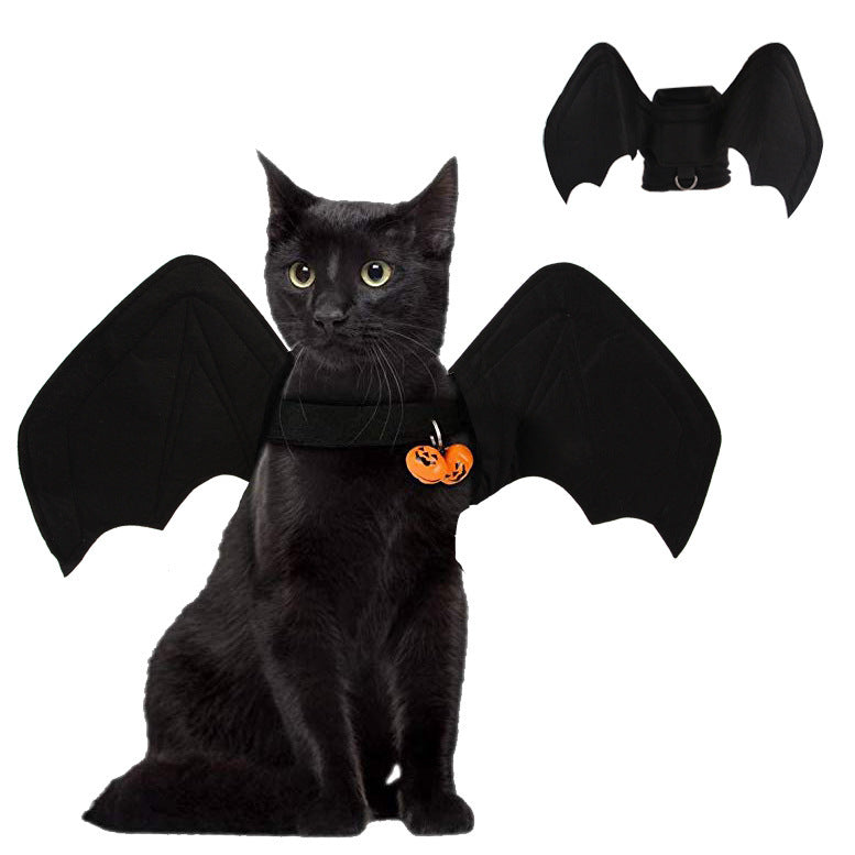 dog clothes halloween pet clothes bat wings