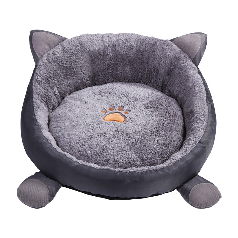 Pet Supplies Cat Nest Spot Detachable and Washable Teddy Small Dog Kennel Four Seasons Universal Fleece Dog Mat