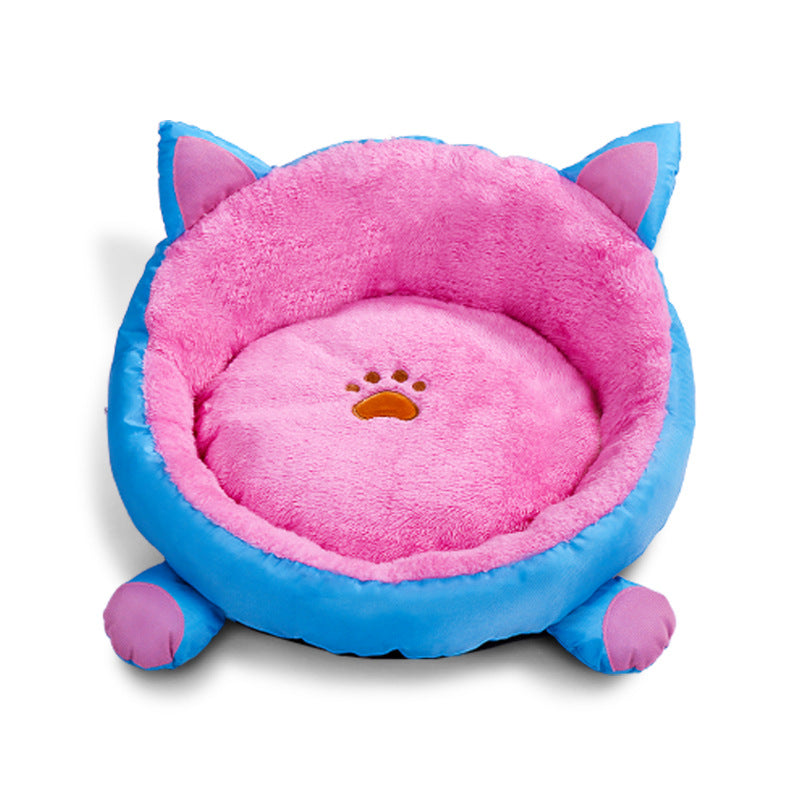 Pet Supplies Cat Nest Spot Detachable and Washable Teddy Small Dog Kennel Four Seasons Universal Fleece Dog Mat