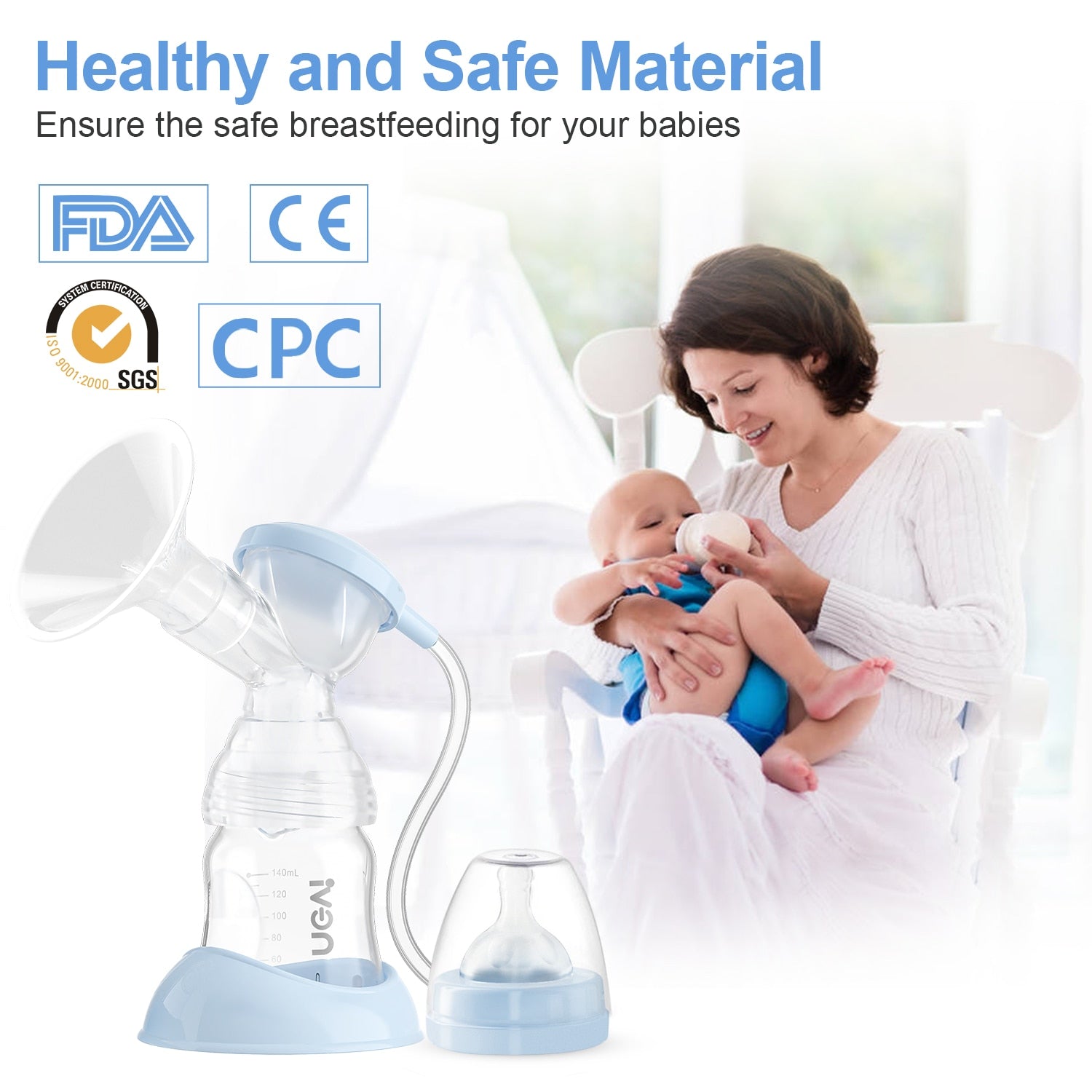 HOSPITAL GRADE NCVI Electric Double Breast Pumps