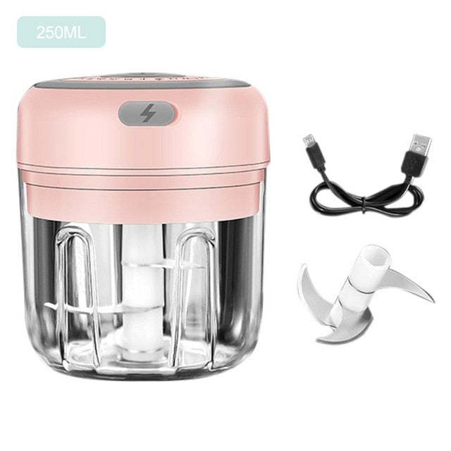 Cordless Portable Electric Mini Garlic Crusher