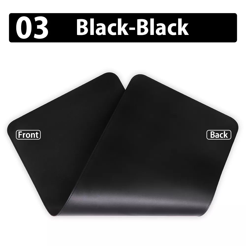 Double-Side PU Mouse Pad Large Size Anti-Slip Mousepad Waterproof Natural Rubber Gamer Desk Mat for Desktop PC Computer Laptop