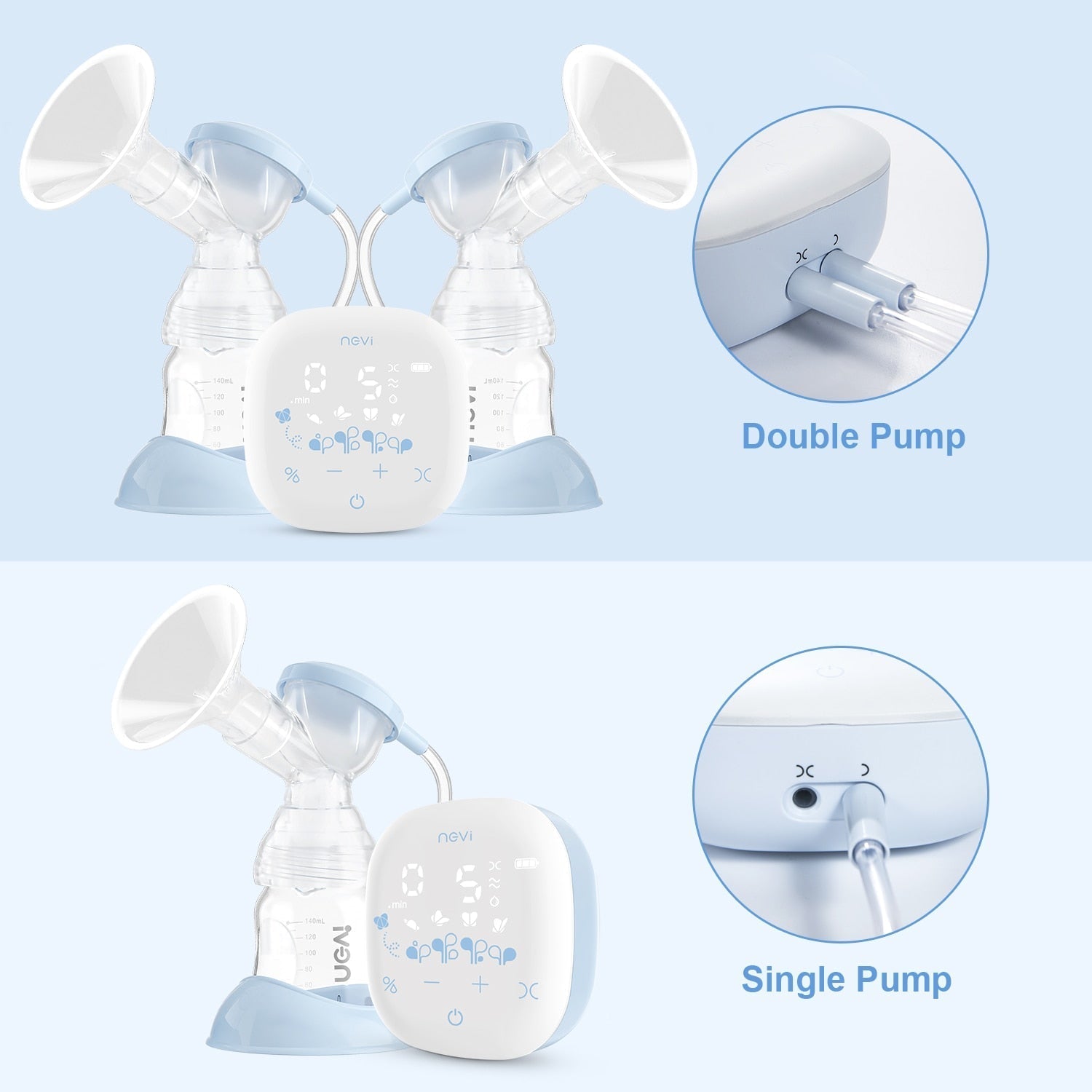 HOSPITAL GRADE NCVI Electric Double Breast Pumps