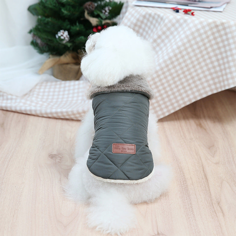 Pet clothing Teddy puppy clothes small padded jacket small and medium-sized dog clothes