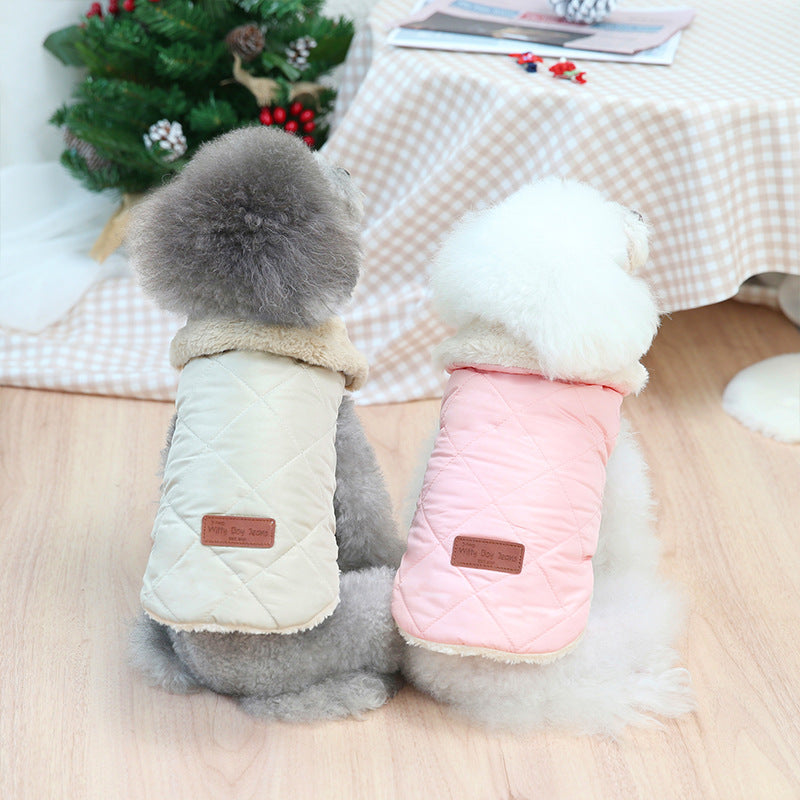 Pet clothing Teddy puppy clothes small padded jacket small and medium-sized dog clothes