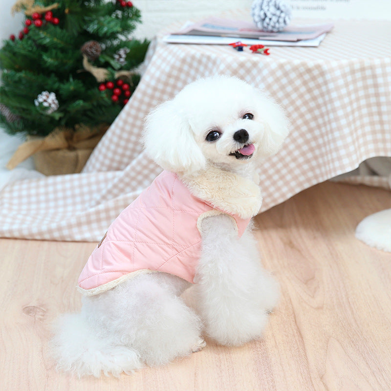 Pet clothing Teddy puppy clothes small padded jacket small and medium-sized dog clothes