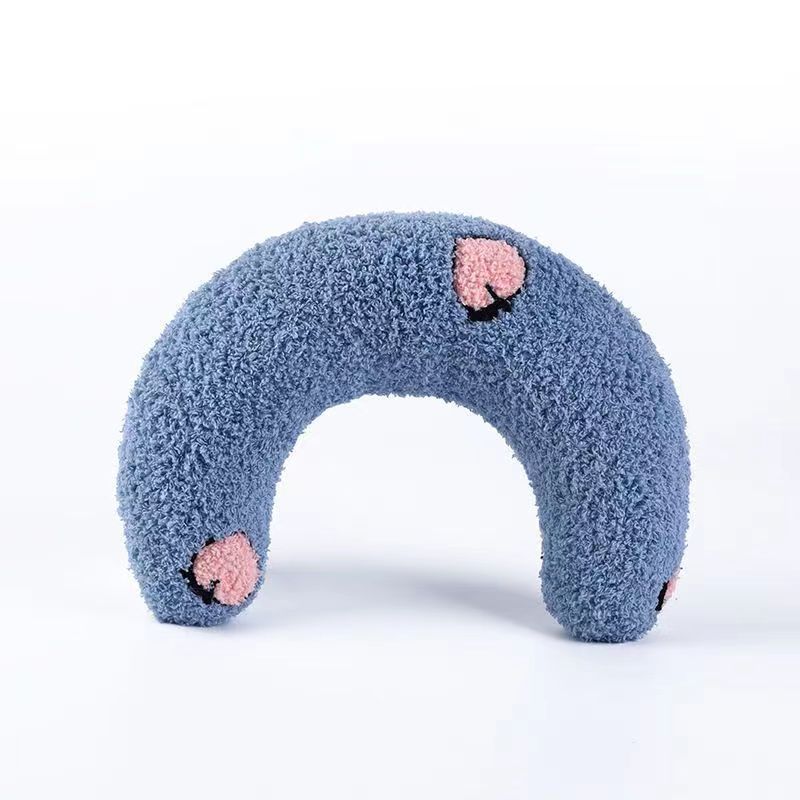 Pet supplies cat pillow cat toy U-shaped small pillow to protect cervical vertebra puppy cat sleep pillow