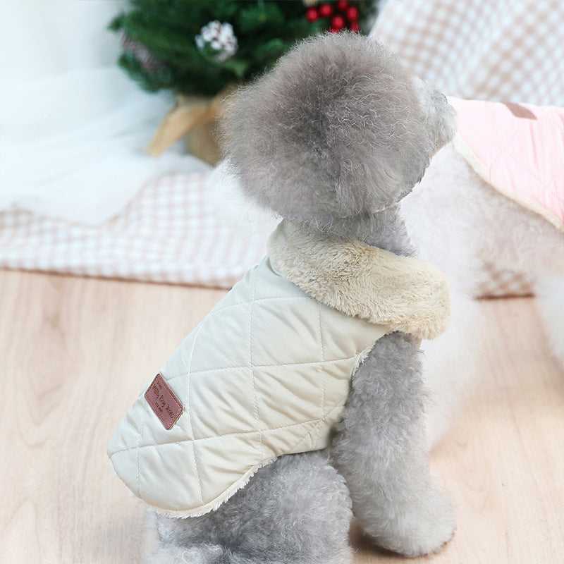 Pet clothing Teddy puppy clothes small padded jacket small and medium-sized dog clothes