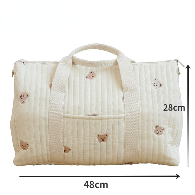 Soft Quilted Luxe Nappy and Maternity Bag