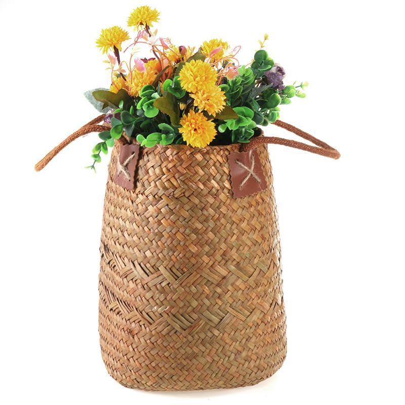 Woven Storage Baskets with Handles