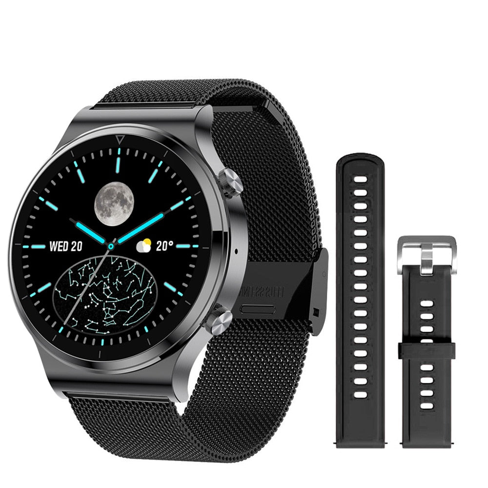 New Men's Smartwatch with Bluetooth Call, IP68 Waterproof, Full Touch Screen