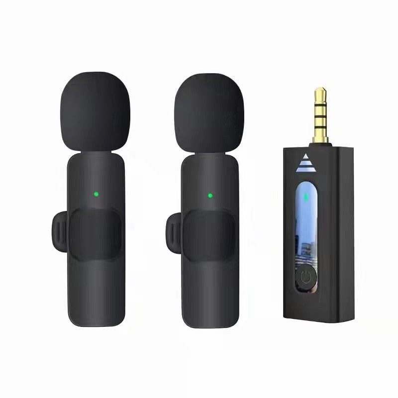 Wireless Mini Microphone for Audio Recording, Video, and Live Streaming.