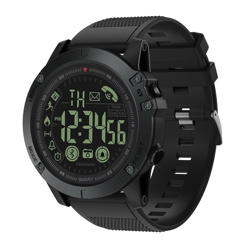 Men Sport Bluetooth Electronic Watches Black Military Quality A Smartwatch Waterproof Wristwatch