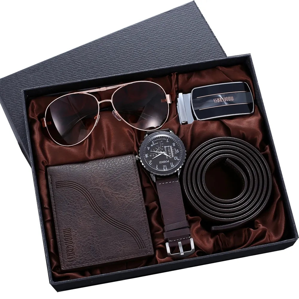 Men's Gift Box Creative Watch Combination Set