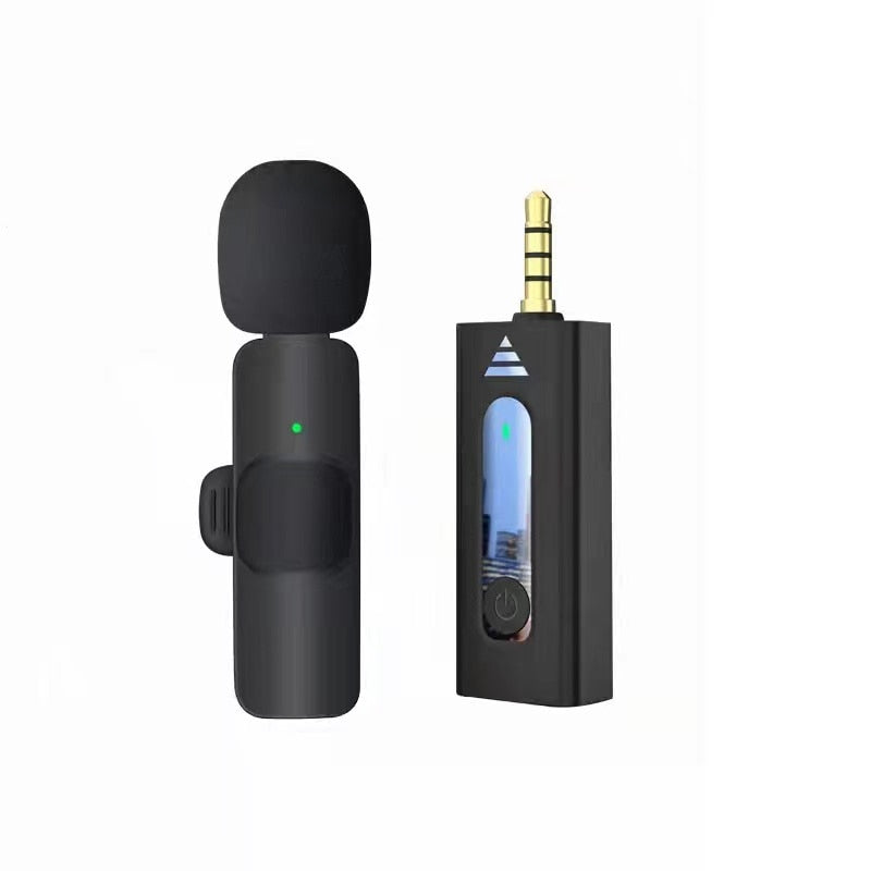 Wireless Mini Microphone for Audio Recording, Video, and Live Streaming.